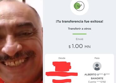 Don Beto recibe transferencias con mensajes de insultos
