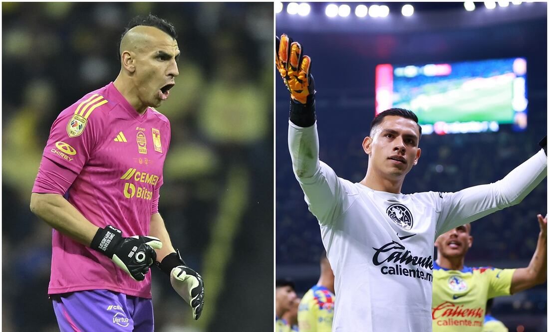 Nahuel Guzmán y Luis Malagón en la Final América-Tigres / FOTOS: Imago7