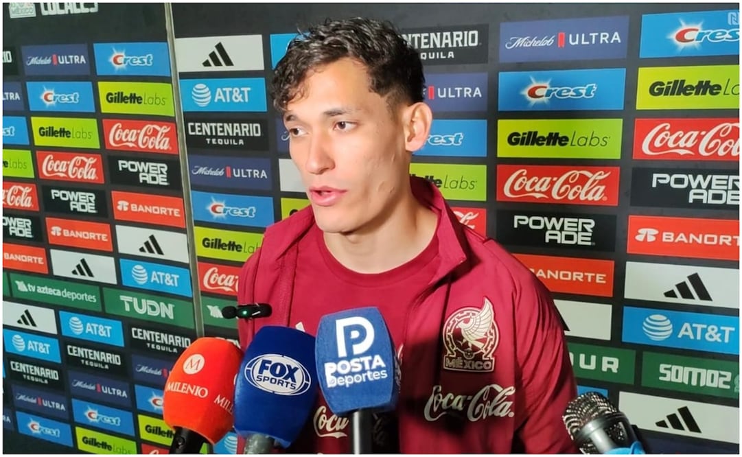 'Chiquete' Orozco en zona mixta con Selección Mexicana / FOTO: El Universal