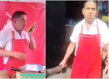Taquero sicario y secuestrador amenazó a cliente con machete en mano