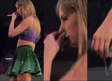 ¡Vaya bochorno! Taylor Swift tuvo que limpiarse la nariz con su mano en pleno concierto