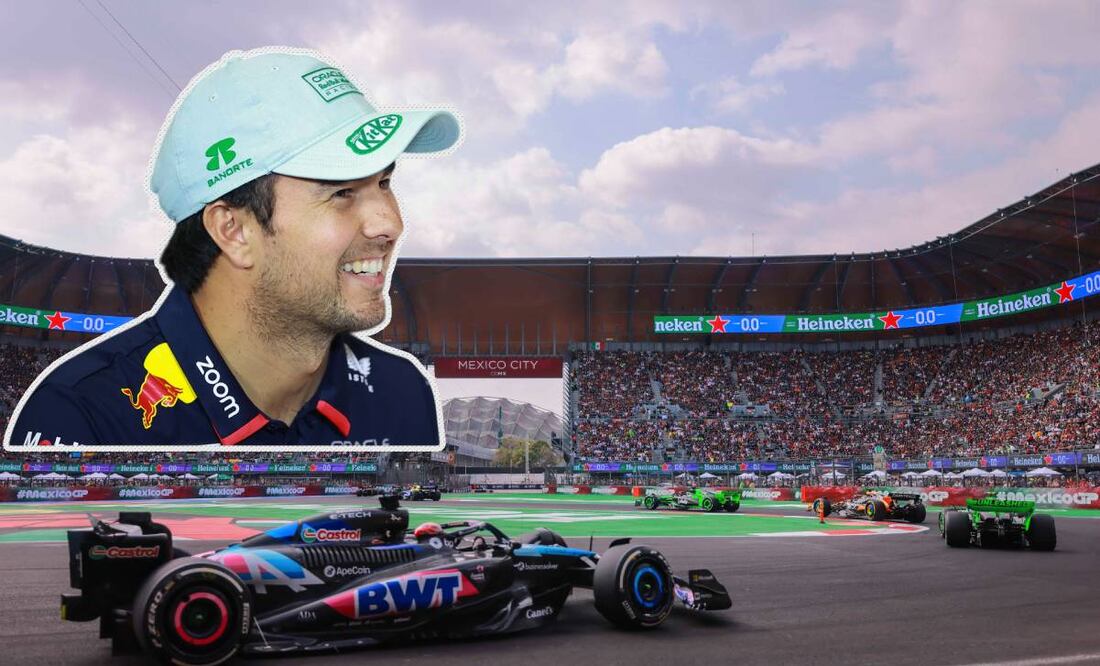 Checo Pérez podría volver a correr el GP de México en 2026 Foto: Especial