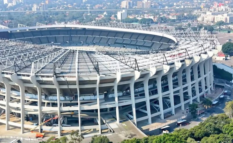 Estadio Azteca: Filtran avances de cómo va la cancha del Coloso de Santa Úrsula