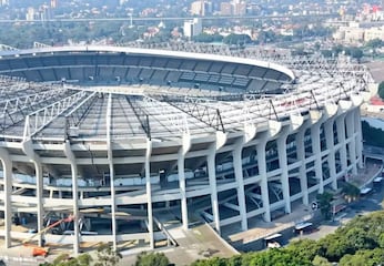 El Estadio Azteca estrenará nueva estructura metálica para el Mundial 2026