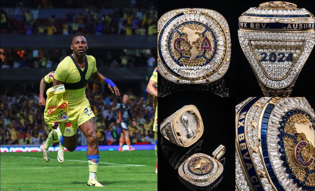 Así luce el anillo conmemorativo de Julián Quiñones. FOTO: Imago7 / Especial