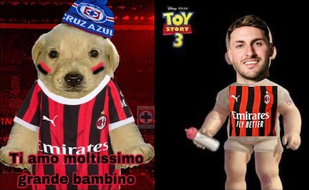 Santiago Giménez conquista los mejores MEMES tras estrenarse como goleador con el Milan