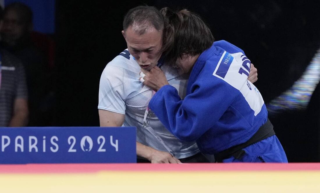 Uta Abe tenía el encuentro controlado cuando fue sorprendida por su rival. Foto: AP