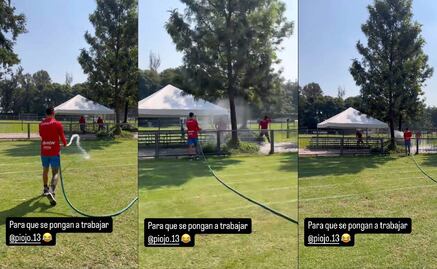 Piojo Alvarado hizo una nueva broma a trabajadores de Chivas ¿Lanzó otro cohetón?