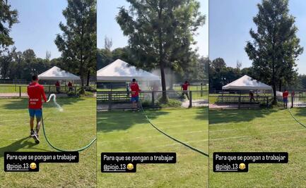 Piojo Alvarado hizo una nueva broma a trabajadores de Chivas ¿Lanzó otro cohetón?