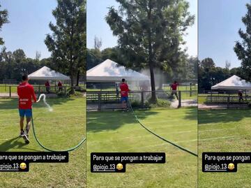 Piojo Alvarado hizo una nueva broma a trabajadores de Chivas ¿Lanzó otro cohetón?