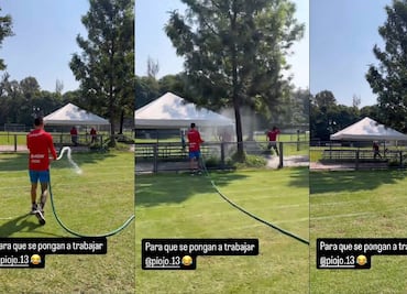 Piojo Alvarado hizo una nueva broma a trabajadores de Chivas ¿Lanzó otro cohetón?