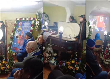 Aficionados de Chile se vuelven virales al ver el partido de La Roja ante Perú en pleno velorio