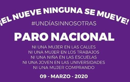 ¿Por qué el 9 de marzo de 2020 habrá paro un Día sin Mujeres?