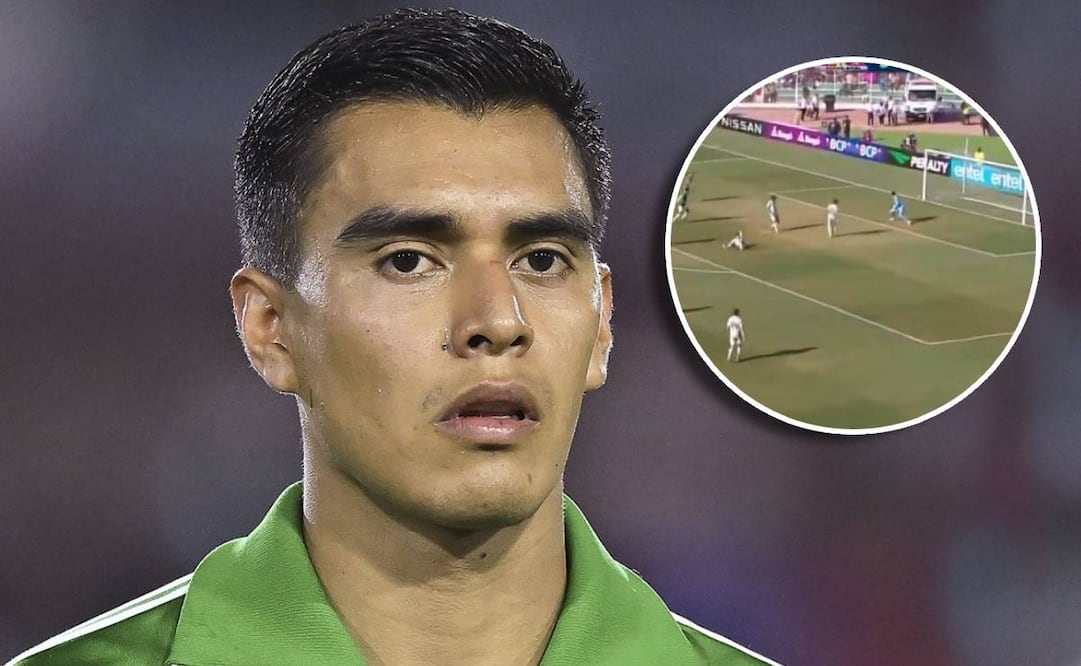 Raúl Rangel tuvo un error que encendió las alarmas en el arco de la Selección Mexicana. FOTO: Imago7 / Captura