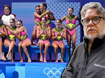 Guillermo del Toro felicitó al equipo de natación artística tras su séptimo lugar en París 2024