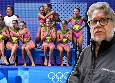 Guillermo del Toro felicitó al equipo de natación artística tras su séptimo lugar en París 2024