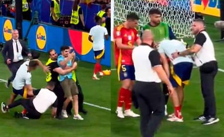 Álvaro Morata fue lesionado por una persona de seguridad de la UEFA y sería duda para la Final