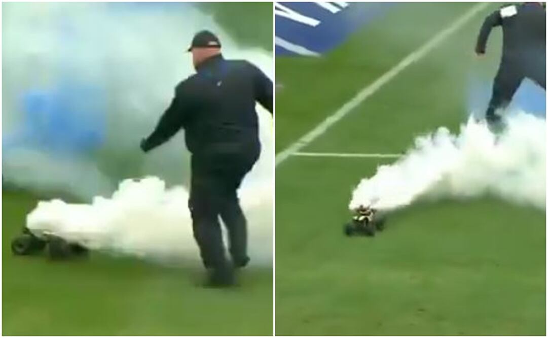 La cancha del Hansa Rostock fue invadida por autos a control remoto - Foto: Especial