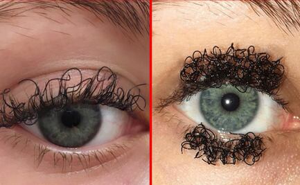 Pestañas curly, la extraña moda que llegó a las redes sociales
