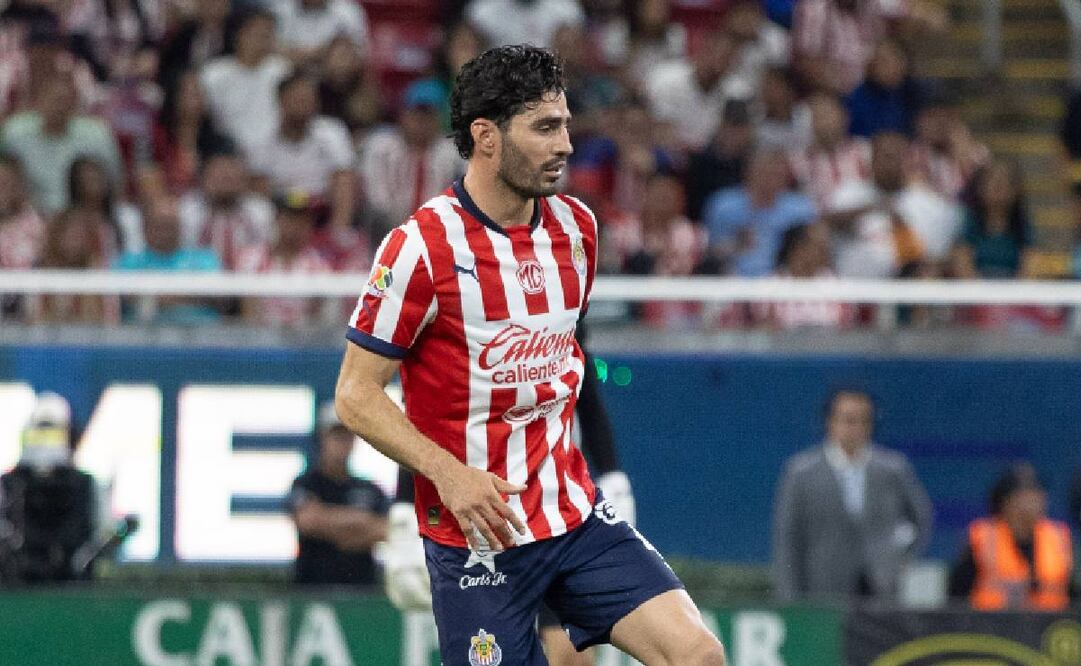 Antonio Briseño, durante el partido entre Chivas y Atlas del Play In del Apertura 2024. FOTO: imago7