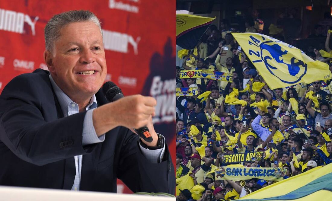 Ricardo Peláez señaló que la afición del América pesa más que las de las Chivas. Foto: Imago7