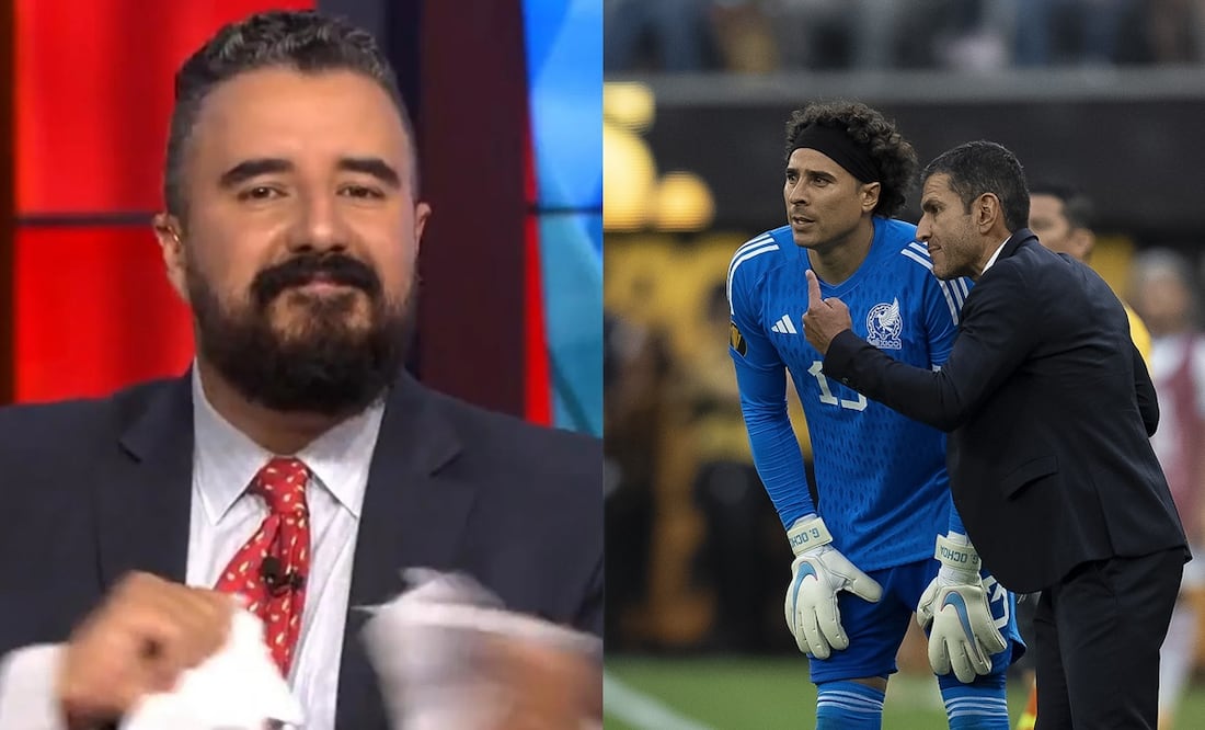 Álvaro Morales en ESPN y Jaime Lozano con Guillermo Ochoa en Selección Mexicana / FOTOS: Captura e Imago7