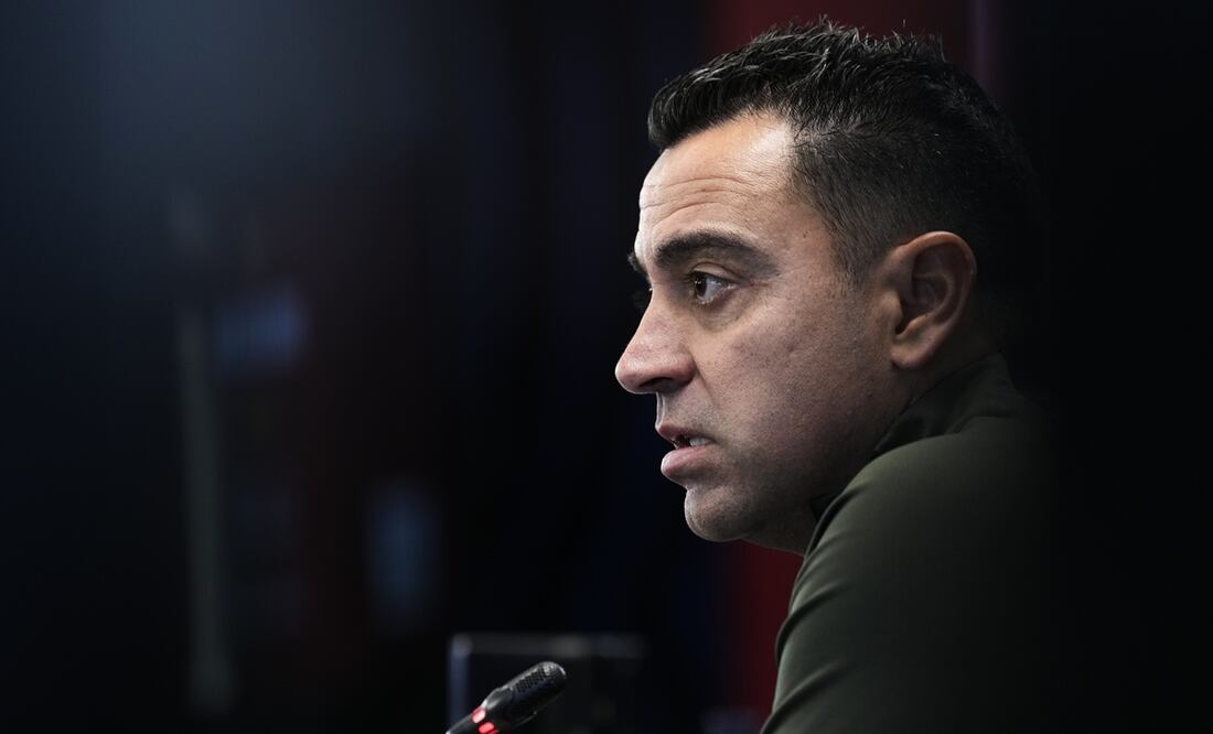 Xavi Hernández en rueda de prensa - Foto: EFE