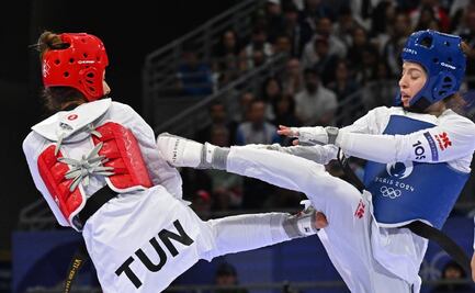 Daniela Souza, taekwodoín mexicana, perdió ante Ikram Dhahri en su debut en París 2024