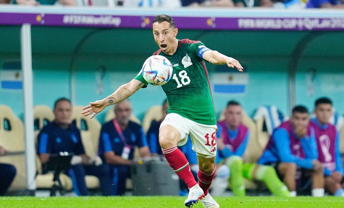 Andrés Guardado disputó su quinto Mundial en Qatar 2022. Foto: Imago7