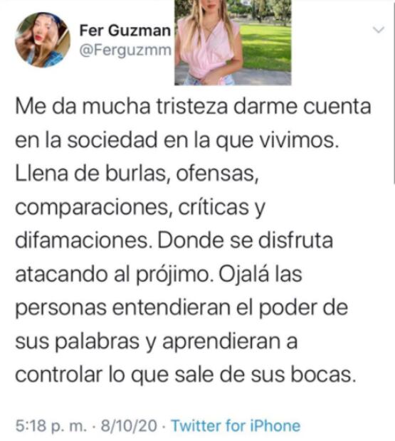 Ex de Christian Nodal denuncia ataques de fans de Belinda