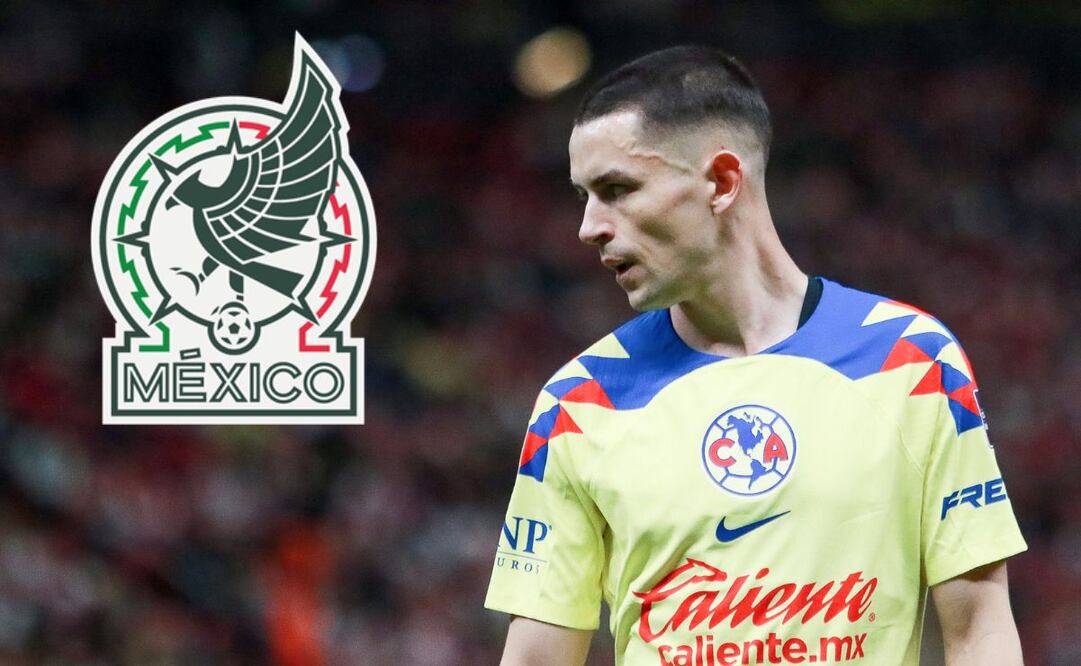 Álvaro Fidalgo con América y logo de Selección Mexicana / FOTO: Imago7 y Especial