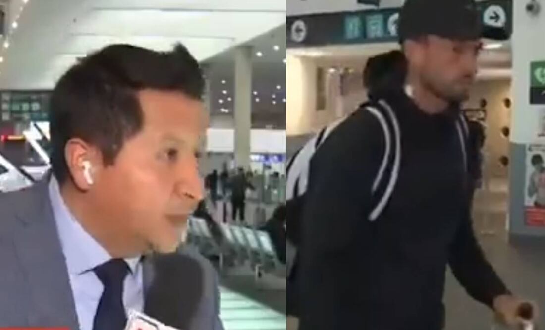 El periodista confundió a lo lejos a otra persona que vestía igual que el argentino. Foto: Especial.