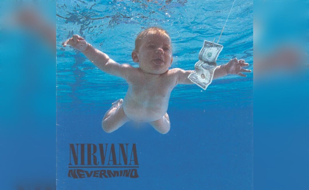 Portada del álbum Nevermind de Nirvana lanzado en 1991/ Archivo El Universal