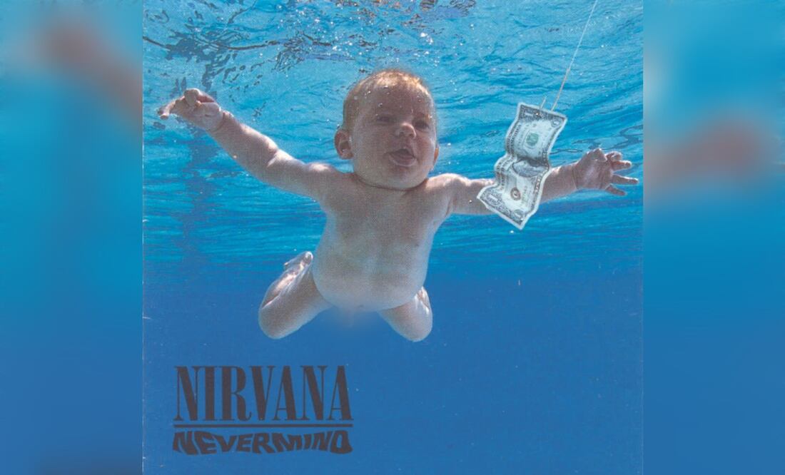 Portada del álbum Nevermind de Nirvana lanzado en 1991/ Archivo El Universal