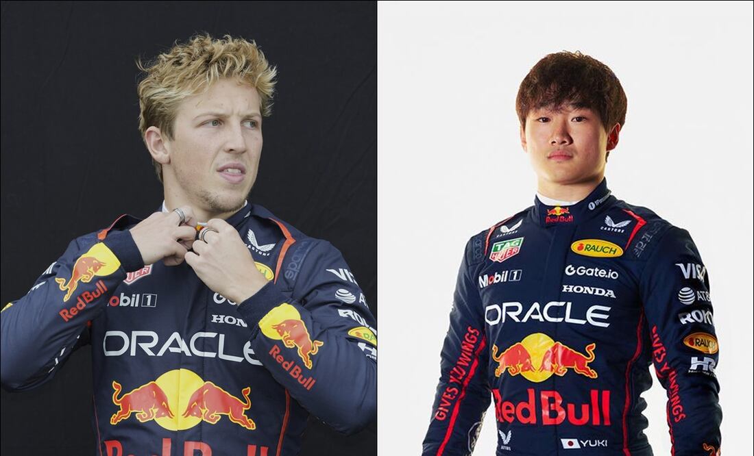Liam Lawson y Yuki Tsunoda. FOTO: AP / @yukitsunoda07