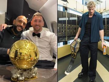 Logan Paul desafía a Messi a un combate de boxeo y el guardaespaldas del argentino 'salta' por él