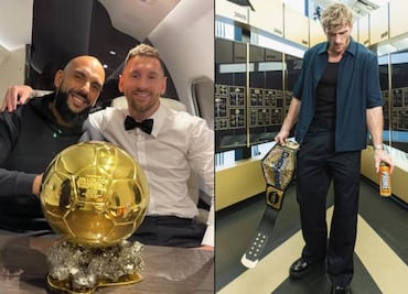Logan Paul desafía a Messi a un combate de boxeo y el guardaespaldas del argentino 'salta' por él