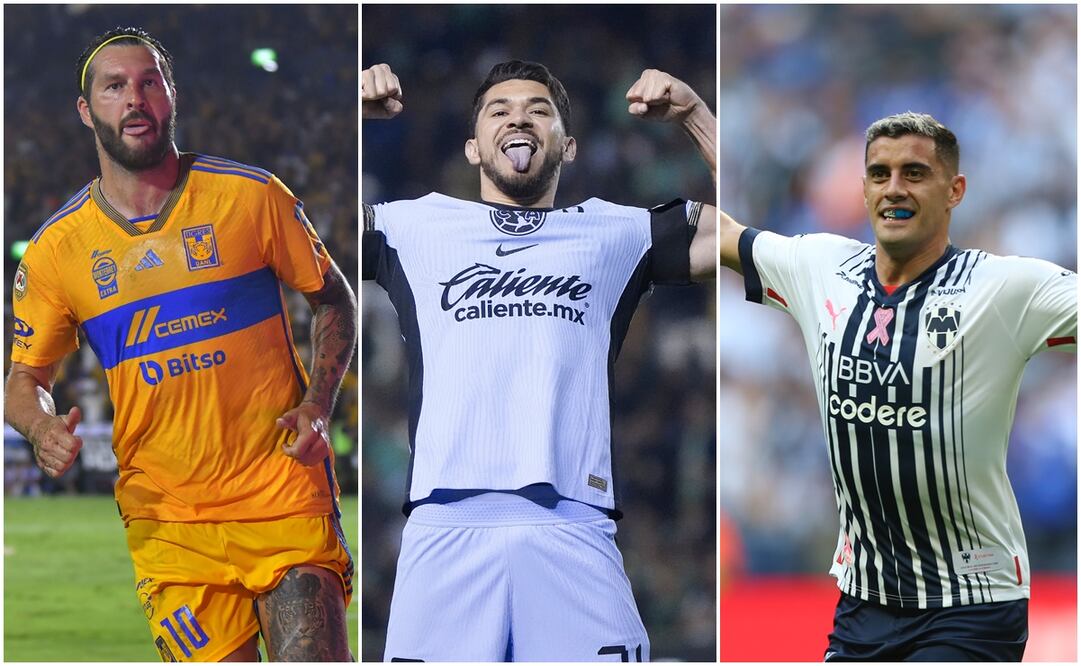 André Pierre Gignac, Henry Martín y Germán Berterame / FOTO: Imago7