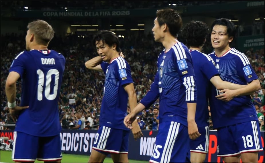 La Selección de Japón de apoderó del estadio Monterrey. FOTO: Carlos Mejía/ EL UNIVERSAL