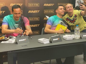 Luis Ángel Malagón y Rodolfo Cota convivieron con aficionados del América; así se vivió el emotivo momento