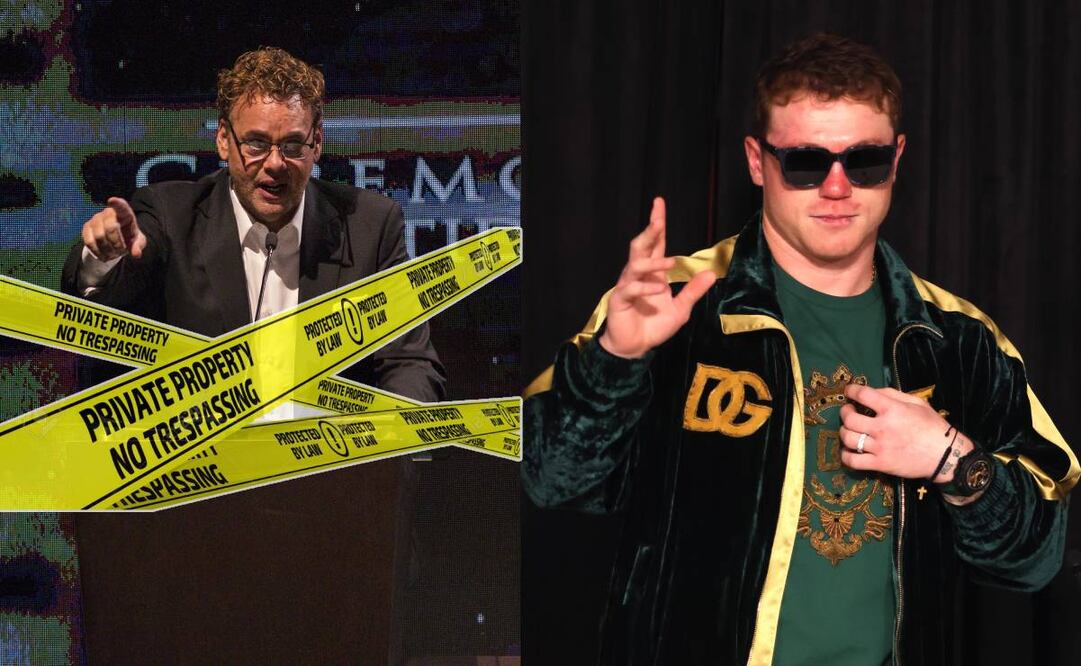 Canelo Álvarez una vez más vetó de una de sus peleas a David Faitelson. Foto: Especial