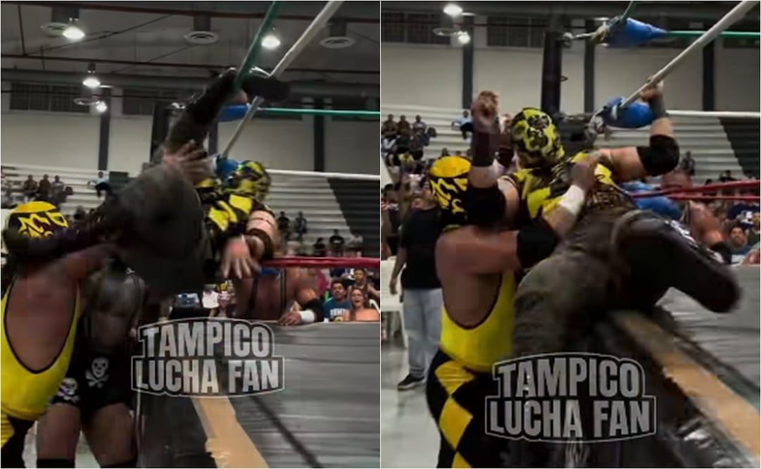 FOTO: ESPECIAL - VIDEO: Luchador mexicano se lesiona gravemente en una función independiente