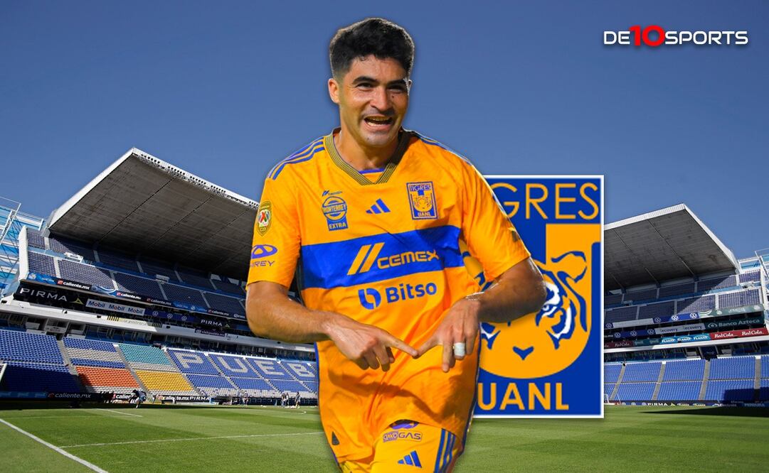 Nicolás Ibáñez celebrando un gol con Tigres / FOTO: Imago7