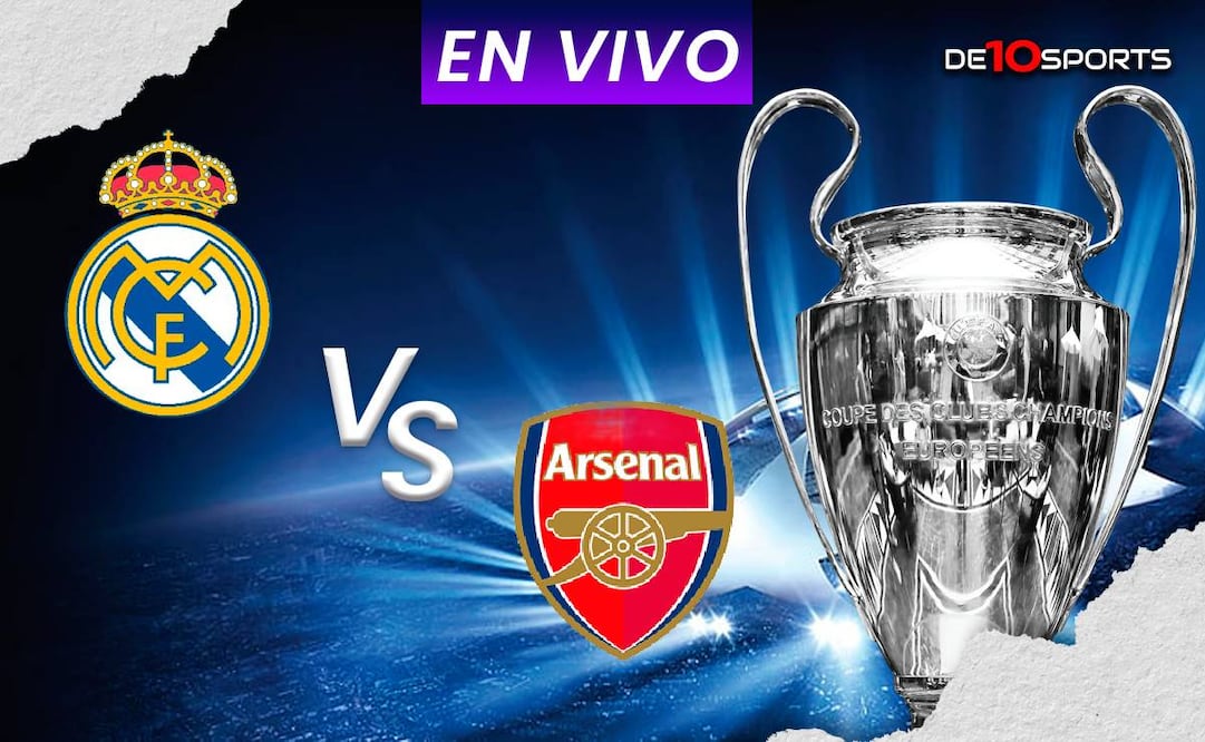 Real Madrid vs Arsenal EN VIVO: Juego ONLINE | Cuartos de Final | Vuelta | UEFA Champions League