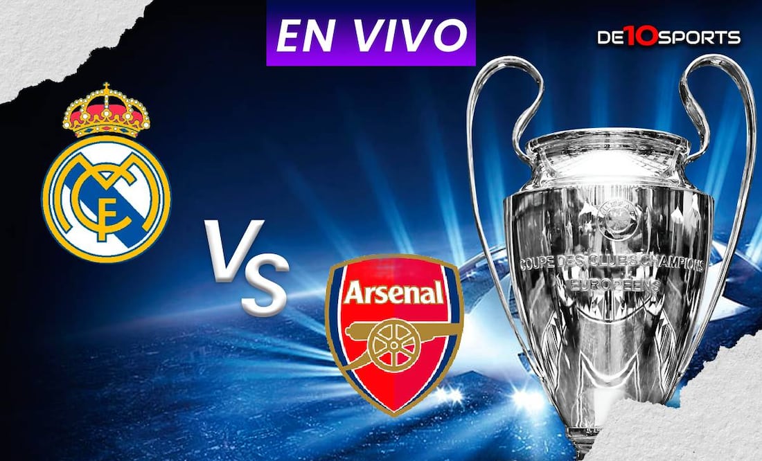 Real Madrid vs Arsenal EN VIVO: Juego ONLINE | Cuartos de Final | Vuelta | UEFA Champions League