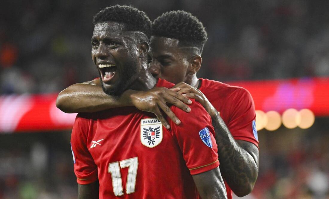 Panamá festeja su pase dentro del Grupo C de la Copa América. Foto: AFP