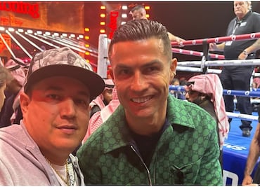 ¡Pura grandeza! Eddy Reynoso, entrenador de Canelo, se encontró con Cristiano Ronaldo en Arabia