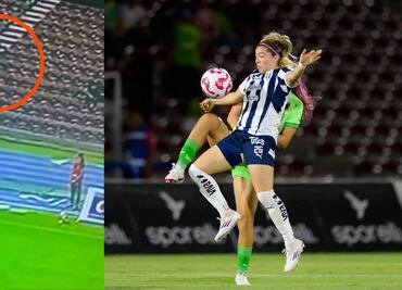 Fantasma fue captado en la transmisión del partido entre Juárez y Rayadas de la Liga MX Femenil