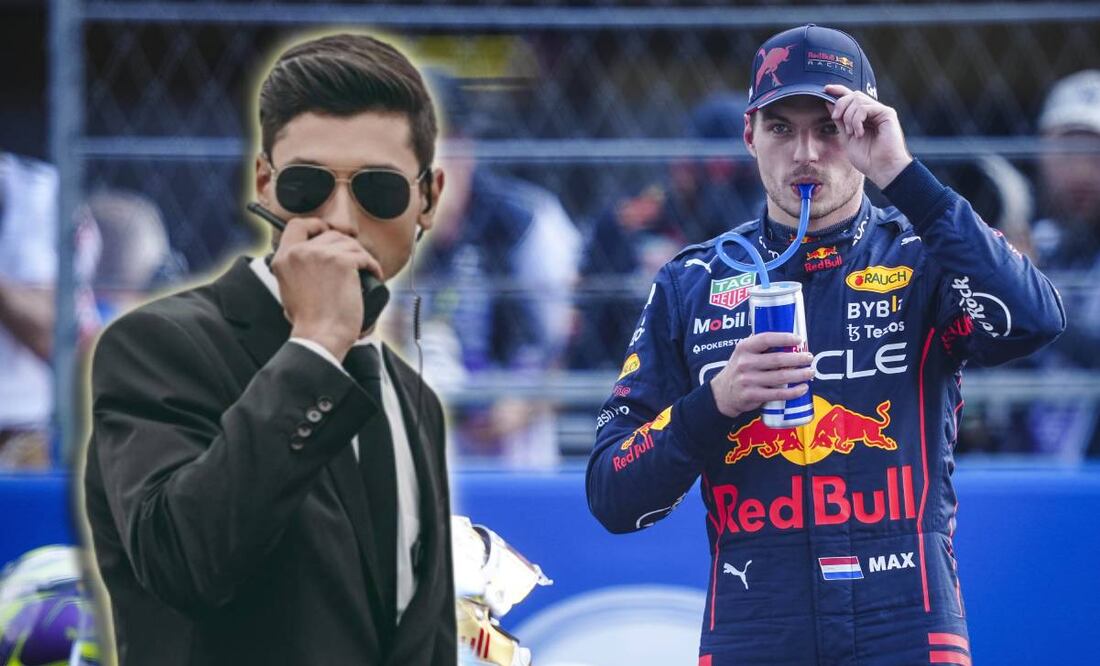 Max Verstappen es cuidado por dos guardaespaldas en México. Foto: Imago7