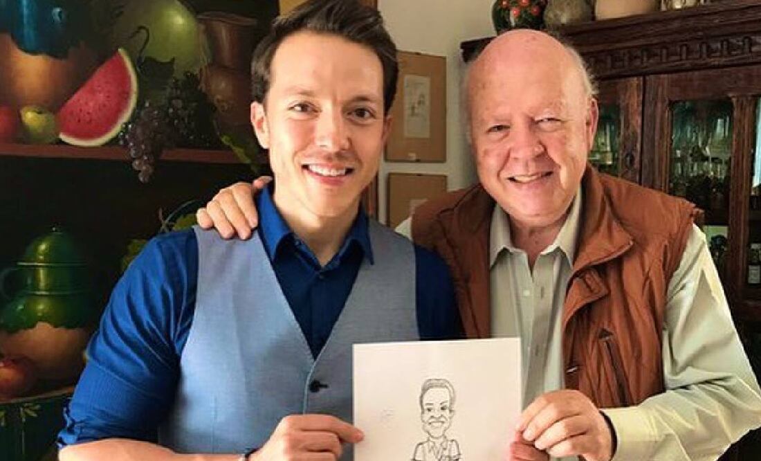 Xavi Sol se despidió de su padre, el caricaturista Juan Pedro Sol la Lande. Foto: Especial